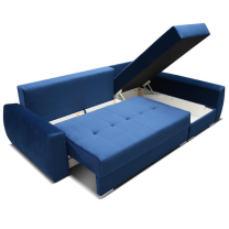 Sedací souprava FURLA | 250x151 cm | PRAVÁ | rozkládací + 2x úložný prostor | VÝBĚR TKANIN