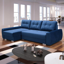 Sedací souprava FURLA | 151x250 cm | LEVÁ | rozkládací + 2x úložný prostor | VÝBĚR TKANIN