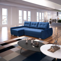 Sedací souprava FURLA | 151x250 cm | LEVÁ | rozkládací + 2x úložný prostor | VÝBĚR TKANIN