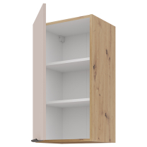 SOLEA k | horní kuchyňská skříňka 40 G-72 1F policová | 40 cm | UNI | artisan/kašmír | VÝBĚR ÚCHYTŮ