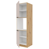 SOLEA k | vysoká skříňka 60 DP-210 2F | 60 cm | UNI dvířka | artisan/kašmír | VÝBĚR ÚCHYTŮ
