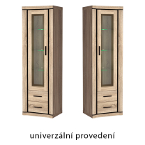 Obývací stěna DALLAS s | sestava H | 4 díly | 312 cm | sonoma