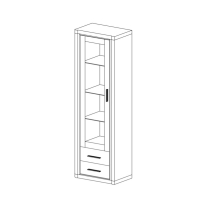 Obývací stěna DALLAS s | sestava H | 4 díly | 312 cm | sonoma
