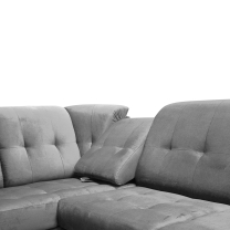 Sedací souprava ZEUS | 162x375x180 cm | LEVÁ | s funkcí RELAX | rozkládací + 2x úložný prostor | VÝBĚR TKANIN