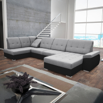 Sedací souprava ZEUS | 162x375x180 cm | LEVÁ | s funkcí RELAX | rozkládací + 2x úložný prostor | VÝBĚR TKANIN