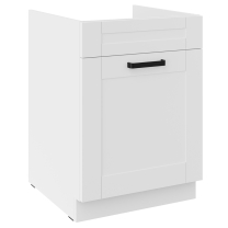 LUNA bb | dolní skříňka 60 ZL 1S dřezová | 60 cm | PREMIUM BOX | bílá mat