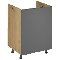 Kuchyně LANGEN šp | sestava C push open | 340 cm | SOKL v CENĚ | artisan/šedá