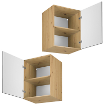 Kuchyně LANGEN šp | sestava C push open | 340 cm | SOKL v CENĚ | artisan/šedá