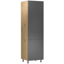 Kuchyně LANGEN šp | sestava D push open | 180 + 200 cm | SOKL v CENĚ | artisan/šedá