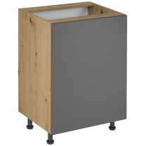 Kuchyně LANGEN šp | sestava D push open | 180 + 200 cm | SOKL v CENĚ | artisan/šedá