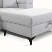 Sedací souprava BRICO MINI | 254x170 cm | rozkládací + úložný prostor | VÝBĚR TKANINY a NOŽIČEK