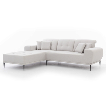 Sedací souprava RAPALLO | 194x256 cm | bez funkce | extra dlouhý otoman | VÝBĚR TKANINY