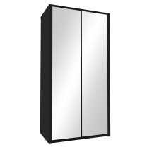 Šatní skříň MAXIM | 113,3 cm | černá