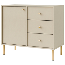 TOKYO 2 b | komoda 814 | 83,6 cm | béžová/zlatá