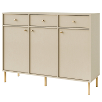 TOKYO 2 b | komoda 827 | 124,5 cm | béžová/zlatá