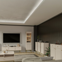 TOKYO 3 b | TV stolek RTV 302 | 120,6 cm | béžová/zlatá