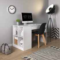 Psací stůl ANTEK | 120 cm | bílá | POSLEDNÍ KUS