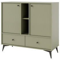 TOKYO 1 e | komoda 825 | 100,2 cm | eukalyptová/černá