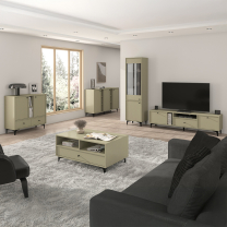 TOKYO 1 e | komoda 825 | 100,2 cm | eukalyptová/černá