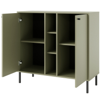 TOKYO 2 e | komoda 822 | 100,2 cm | eukalyptová/černá