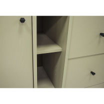 TOKYO 2 e | komoda 824 | 100,2 cm | eukalyptová/černá