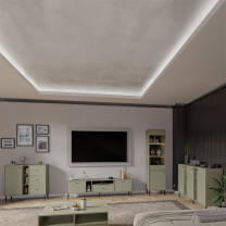 TOKYO 2 e | komoda 824 | 100,2 cm | eukalyptová/černá