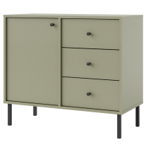 TOKYO 2 e | komoda 814 | 83,6 cm | eukalyptová/černá