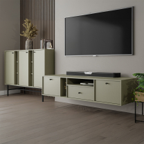 TOKYO 4 e | TV stolek RTV 302 | 120,6 cm | eukalyptová/černá