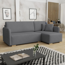 Sedací souprava COMA | 220x140 cm | PRAVÁ | rozkládací + úložný prostor | VÝBĚR TKANIN