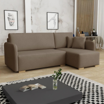 Sedací souprava COMA | 220x140 cm | PRAVÁ | rozkládací + úložný prostor | VÝBĚR TKANIN