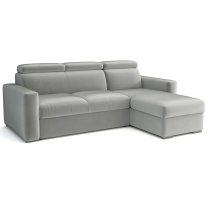 Malá sedací souprava PEDRO L | 235x170 cm | PRAVÁ | rozkládací + úložný prostor | VÝBĚR TKANIN