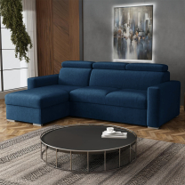 Malá sedací souprava PEDRO L | 170x235 cm | LEVÁ | rozkládací + úložný prostor | VÝBĚR TKANIN