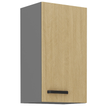 SCANDI sc | horní skříňka 40 G-72 1F s policemi | 40 cm | šedá/rybí kost