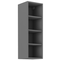 SCANDI sc | horní regál 30 G-90 OTW  s policemi  | 30 cm | UNI provedení | šedá