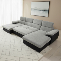 Sedací souprava COOL III | 191x350x191 cm | rozkládací + 2x úložný prostor | VÝBĚR TKANIN
