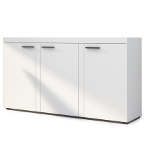 Obývací stěna Rumba + komoda 2F | 270 cm + 148,8 cm | bílá