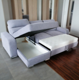Sedací souprava NIKO | 165x250 cm | LEVÁ | rozkládací + úložný prostor | VÝBĚR TKANIN