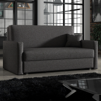 Pohovka VIVA III SMART | 153 cm | rozkládací + úložný prostor | crown 20 šedočerná