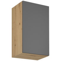Kuchyně LANGEN šp | sestava E push open | 450x230 cm | SOKL v CENĚ | artisan/šedá