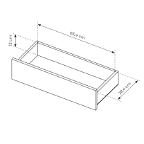 LOVI c | komoda 196 2D3S | 196 cm | dub cremona