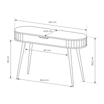 LOVI c | toaletka 1S | 120 cm | dub cremona