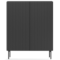 MUTI c | komoda 2D | 98,6 cm | černá