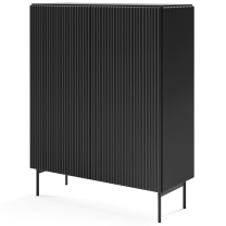 MUTI c | komoda 2D | 98,6 cm | černá