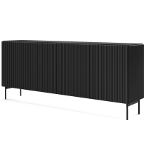 MUTI c | komoda 195 4D | 195,2 cm | černá