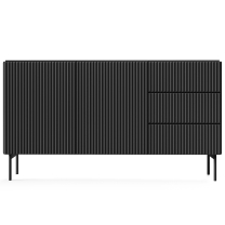 MUTI c | komoda 147 2D3S | 147 cm | černá