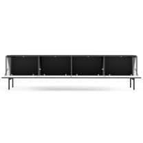 MUTI c | TV stolek RTV 195 | 195,2 cm | černá