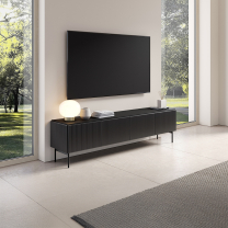 MUTI c | TV stolek RTV 195 | 195,2 cm | černá