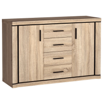 Obývací stěna DALLAS s | sestava CH | 3 díly | 234 cm | sonoma