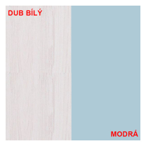 Memone - šatní skříň SZ2D1SZ- dub bílý