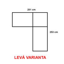 Sedací souprava Enzo M - VÝBĚR TKANIN - levá/pravá - VELKÁ SPACÍ PLOCHA